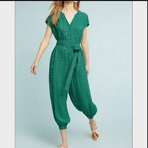 Green Anthropologie Jumpsuit/Romper